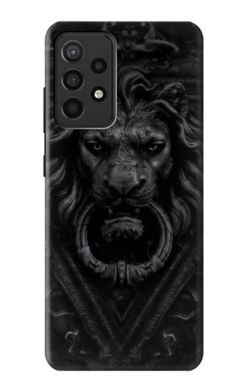S3619 Dark Gothic Lion Case Cover Custodia per Samsung Galaxy A52, Galaxy A52 5G