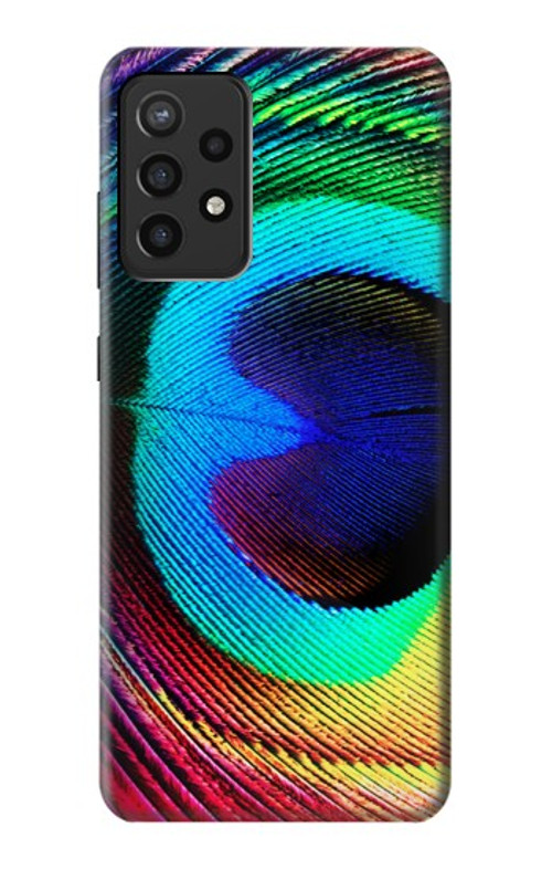 S0511 Peacock Case Cover Custodia per Samsung Galaxy A72, Galaxy A72 5G