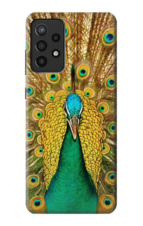 S0513 Peacock Case Cover Custodia per Samsung Galaxy A72, Galaxy A72 5G
