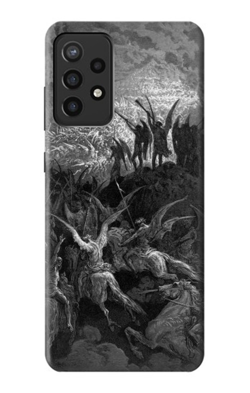 S1026 Gustave Dore Paradise Lost Case Cover Custodia per Samsung Galaxy A72, Galaxy A72 5G