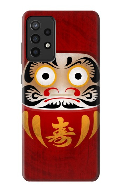 S3023 Japan Good Luck Daruma Doll Case Cover Custodia per Samsung Galaxy A72, Galaxy A72 5G