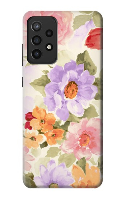 S3035 Sweet Flower Painting Case Cover Custodia per Samsung Galaxy A72, Galaxy A72 5G