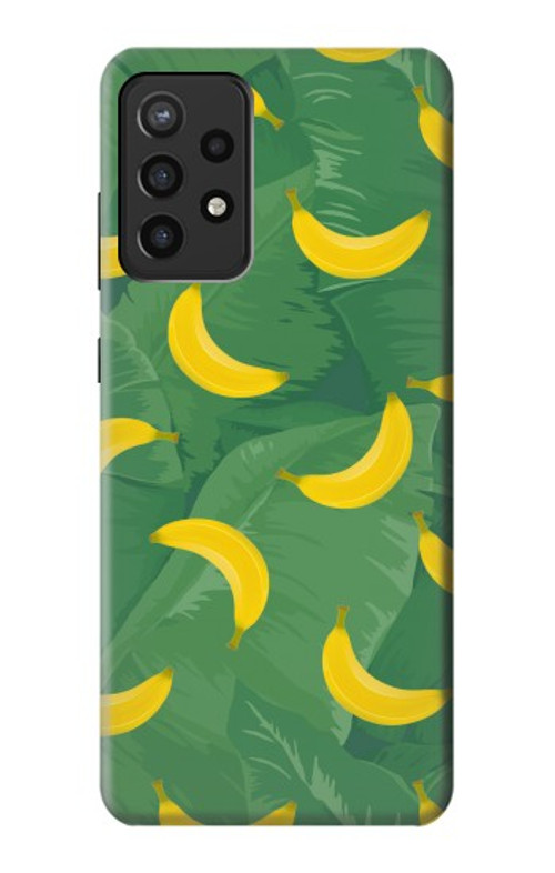 S3286 Banana Fruit Pattern Case Cover Custodia per Samsung Galaxy A72, Galaxy A72 5G