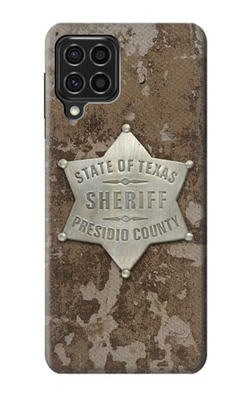 S2868 Texas Presidio County Sheriff Badge Case Cover Custodia per Samsung Galaxy F62