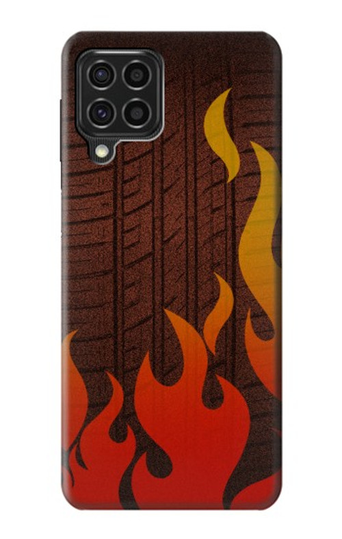 S2988 Rally Car Tire Fire Case Cover Custodia per Samsung Galaxy F62