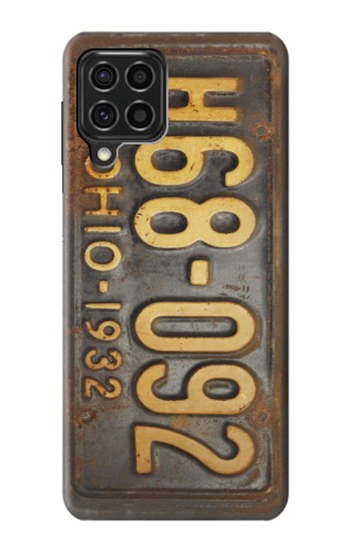 S3228 Vintage Car License Plate Case Cover Custodia per Samsung Galaxy F62