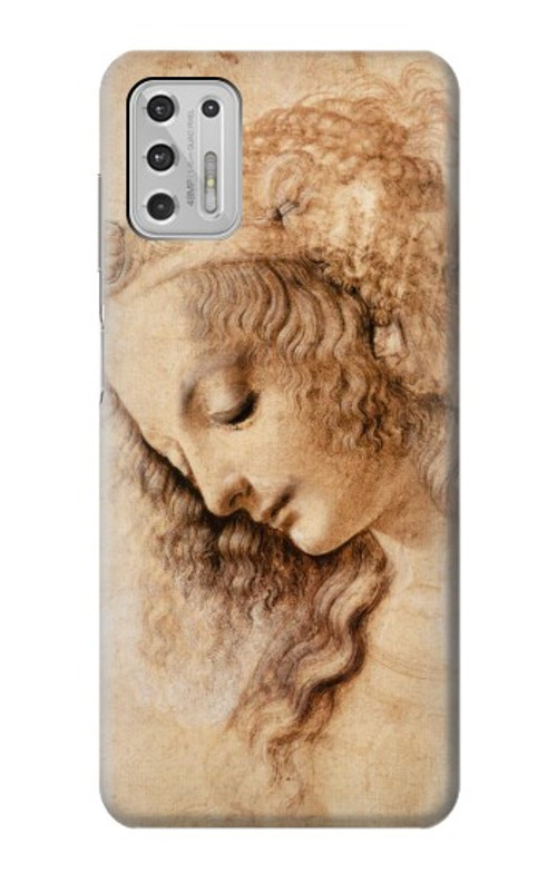 S1045 Leonardo da Vinci Woman's Head Case Cover Custodia per Motorola Moto G Stylus (2021)