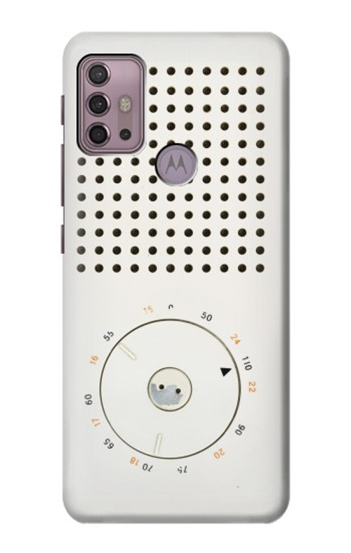 S1857 Retro Transistor Radio Case Cover Custodia per Motorola Moto G30, G20, G10 S1857 Retro Transistor Radio Case Cover Custodia per Motorola Moto G30, G20, G10
