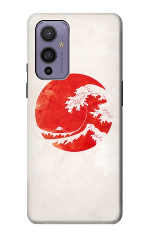 S3237 Waves Japan Flag Case Cover Custodia per OnePlus 9