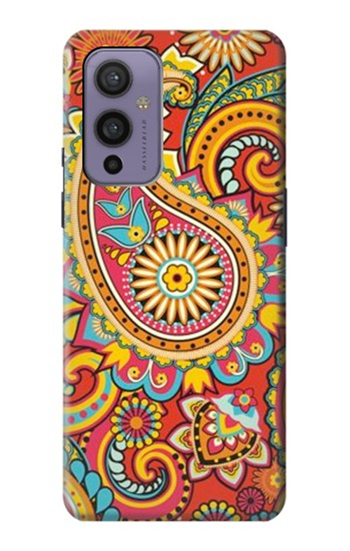 S3402 Floral Paisley Pattern Seamless Case Cover Custodia per OnePlus 9