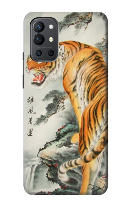 S1934 Chinese Tiger Painting Case Cover Custodia per OnePlus 9R