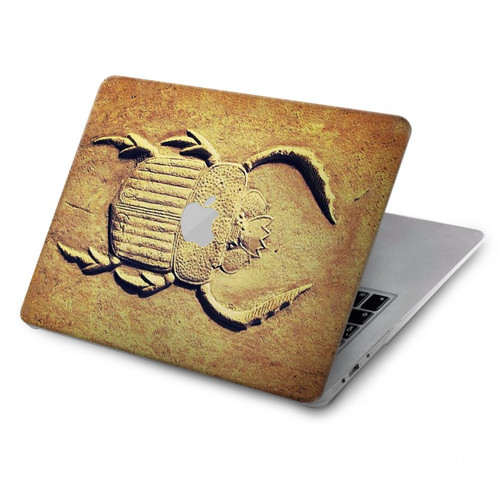 S2401 Egyptian Scarab Beetle Graphic Printed Case Cover Custodia per MacBook Air 13″ - A1932, A2179, A2337
