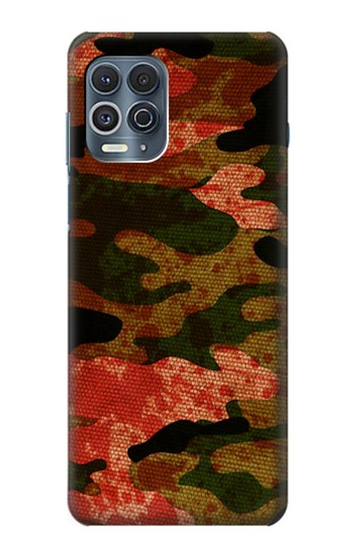 S3393 Camouflage Blood Splatter Case Cover Custodia per Motorola Edge S