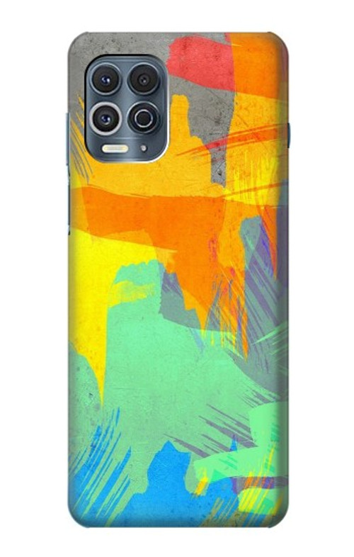 S3423 Brush Stroke Case Cover Custodia per Motorola Edge S