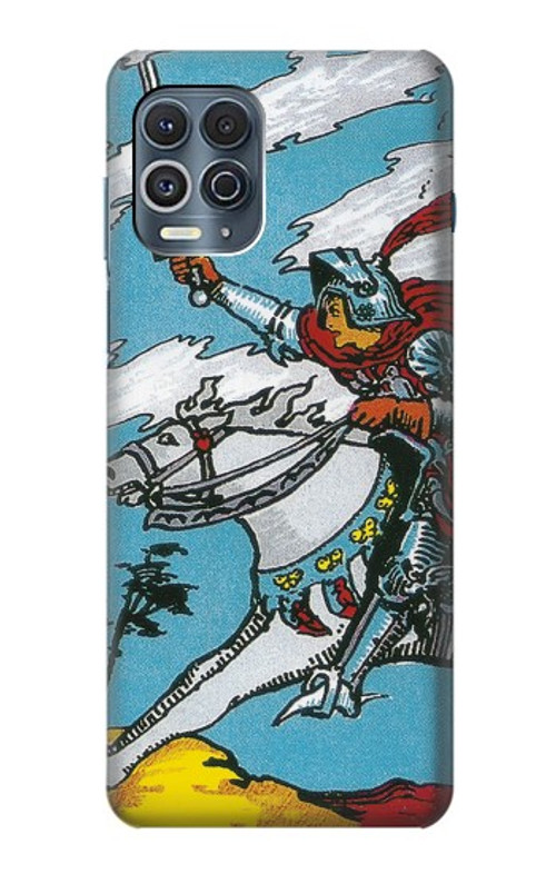 S3731 Tarot Card Knight of Swords Case Cover Custodia per Motorola Edge S