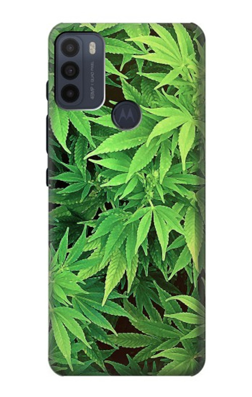 S1656 Marijuana Plant Case Cover Custodia per Motorola Moto G50