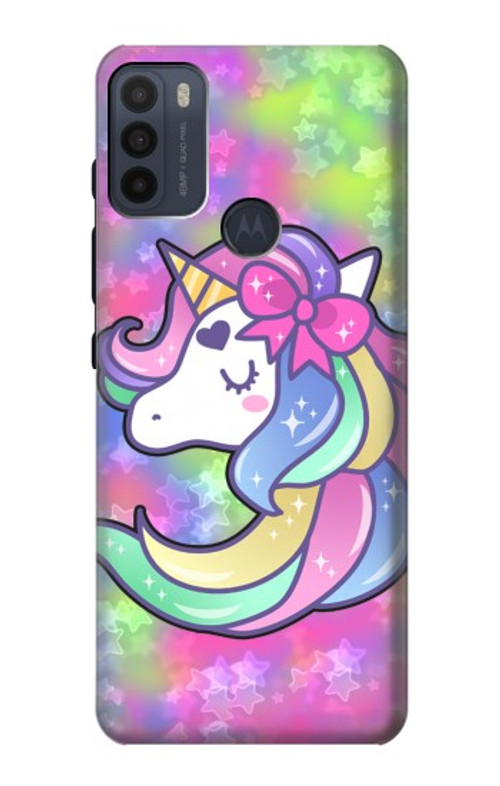 S3264 Pastel Unicorn Case Cover Custodia per Motorola Moto G50