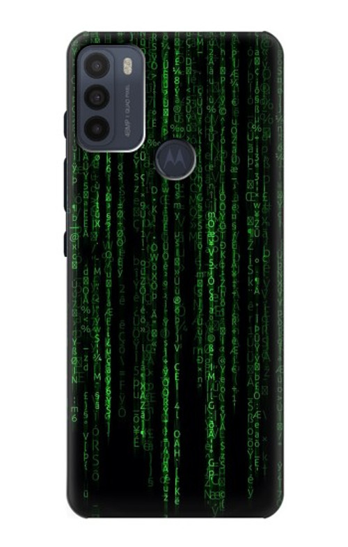 S3668 Binary Code Case Cover Custodia per Motorola Moto G50