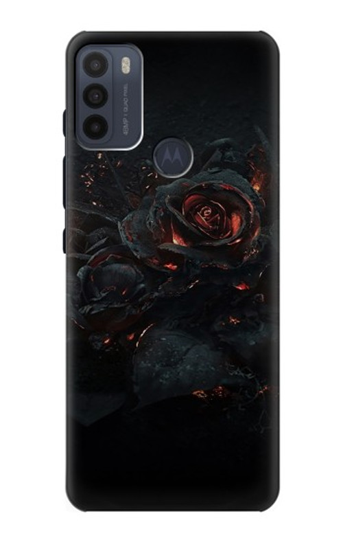 S3672 Burned Rose Case Cover Custodia per Motorola Moto G50