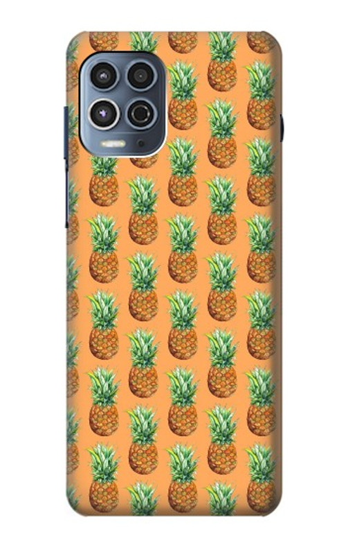 S3258 Pineapple Pattern Case Cover Custodia per Motorola Moto G100