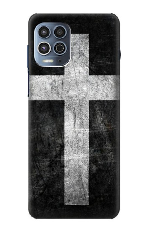 S3491 Christian Cross Case Cover Custodia per Motorola Moto G100