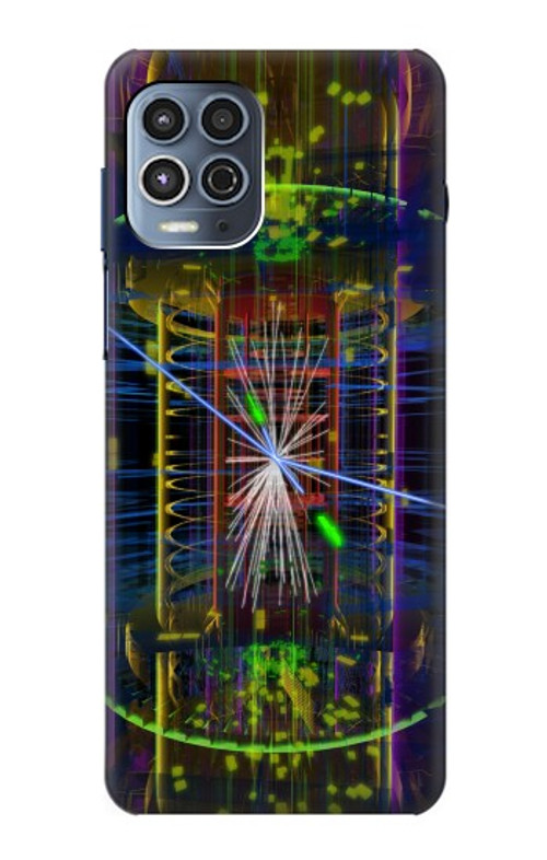 S3545 Quantum Particle Collision Case Cover Custodia per Motorola Moto G100