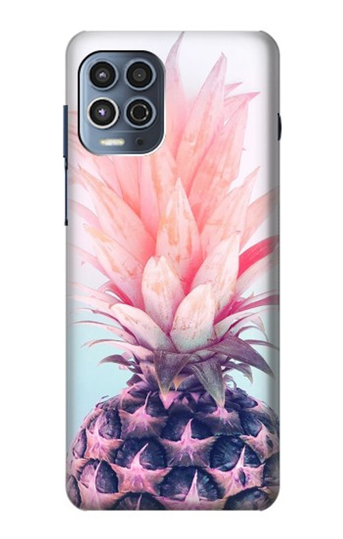 S3711 Pink Pineapple Case Cover Custodia per Motorola Moto G100