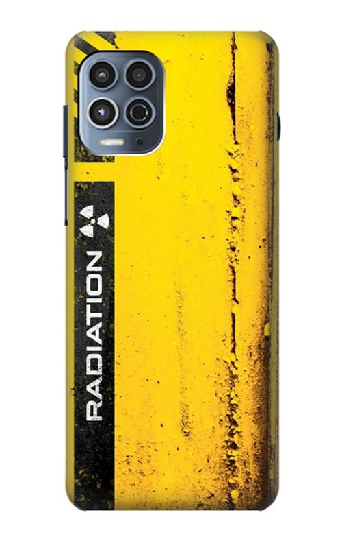 S3714 Radiation Warning Case Cover Custodia per Motorola Moto G100