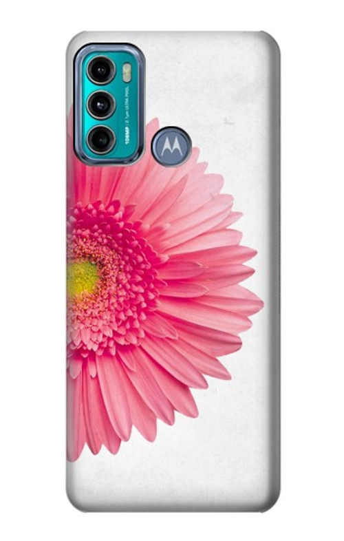 S3044 Vintage Pink Gerbera Daisy Case Cover Custodia per Motorola Moto G60, G40 Fusion