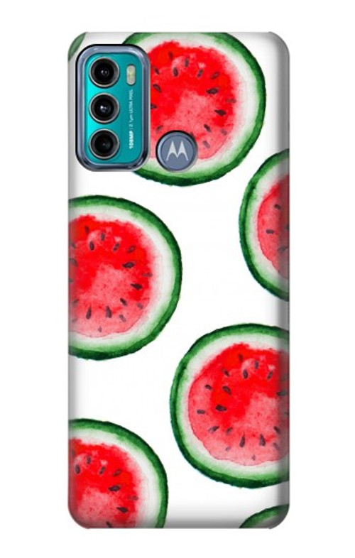 S3236 Watermelon Pattern Case Cover Custodia per Motorola Moto G60, G40 Fusion