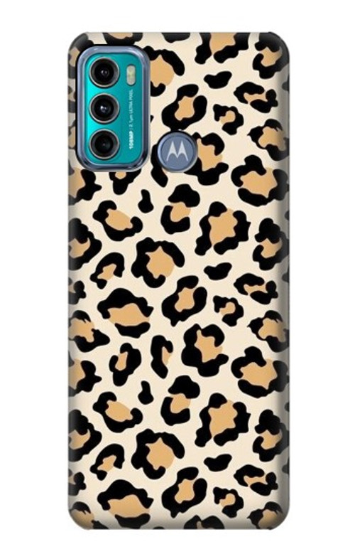 S3374 Fashionable Leopard Seamless Pattern Case Cover Custodia per Motorola Moto G60, G40 Fusion