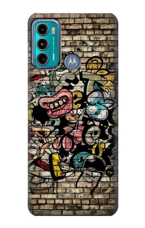 S3394 Graffiti Wall Case Cover Custodia per Motorola Moto G60, G40 Fusion