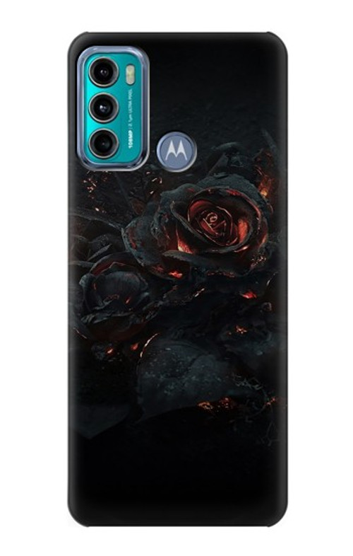 S3672 Burned Rose Case Cover Custodia per Motorola Moto G60, G40 Fusion