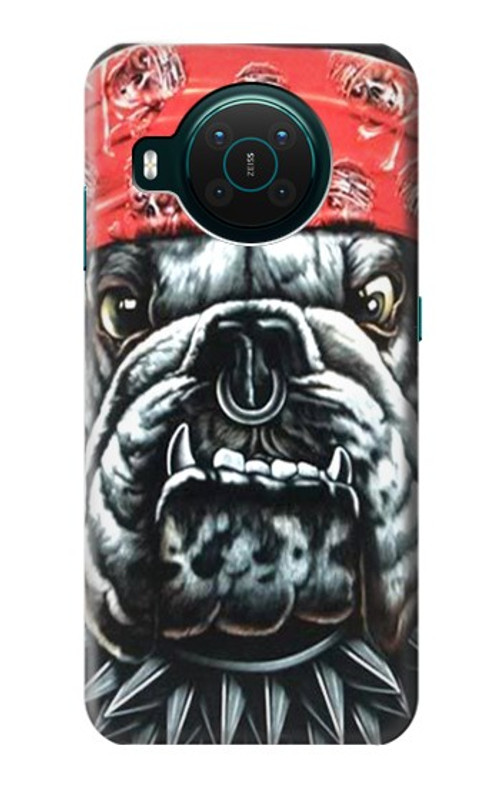 S0100 Bulldog American Football Case Cover Custodia per Nokia X10