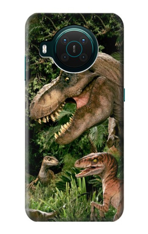 S1452 Trex Raptor Dinosaur Case Cover Custodia per Nokia X10