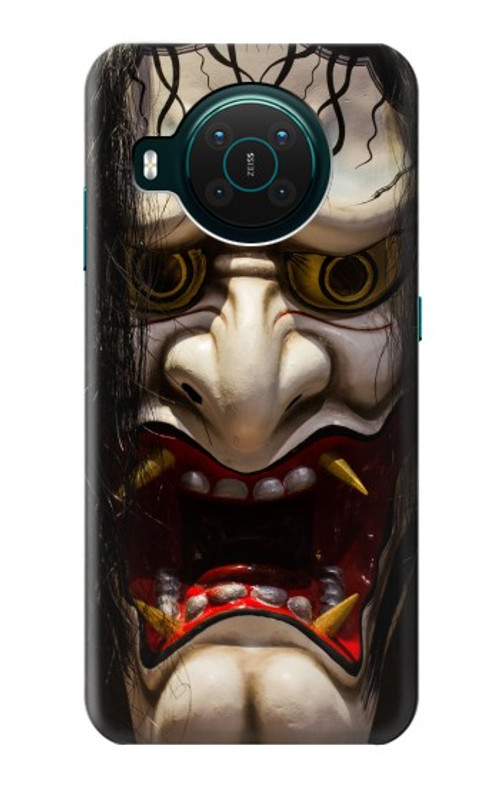 S2112 Hannya Demon Mask Case Cover Custodia per Nokia X10