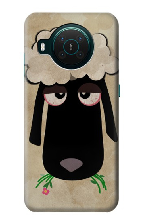 S2826 Cute Cartoon Unsleep Black Sheep Case Cover Custodia per Nokia X10 S2826 Cute Cartoon Unsleep Black Sheep Case Cover Custodia per Nokia X10