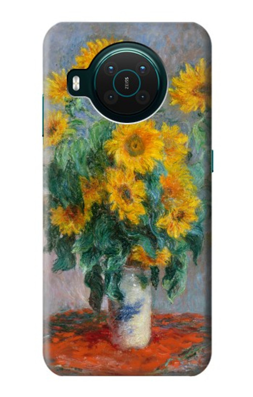 S2937 Claude Monet Bouquet of Sunflowers Case Cover Custodia per Nokia X10