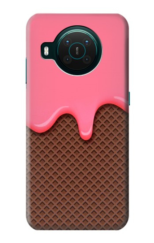 S3754 Strawberry Ice Cream Cone Case Cover Custodia per Nokia X10