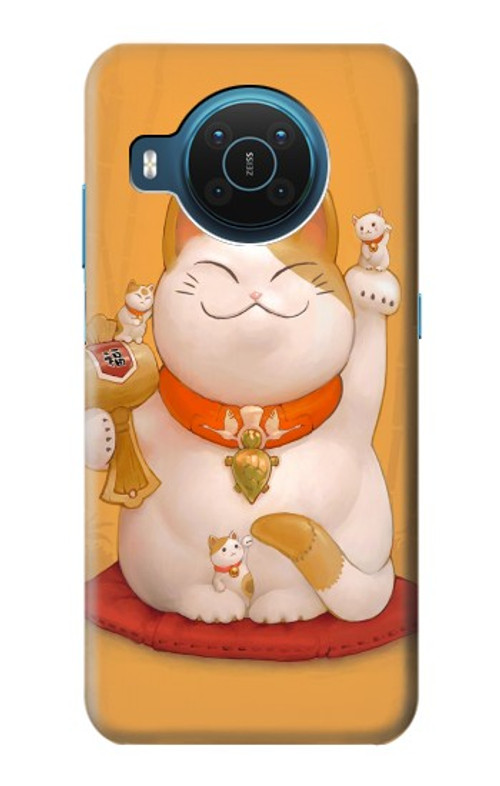 S1217 Maneki Neko Lucky Cat Case Cover Custodia per Nokia X20 S1217 Maneki Neko Lucky Cat Case Cover Custodia per Nokia X20