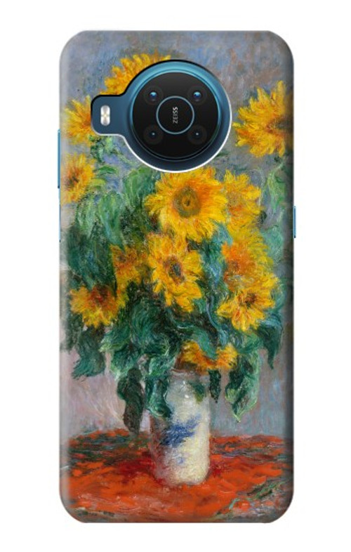 S2937 Claude Monet Bouquet of Sunflowers Case Cover Custodia per Nokia X20