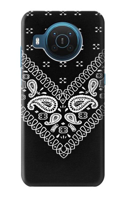 S3363 Bandana Black Pattern Case Cover Custodia per Nokia X20