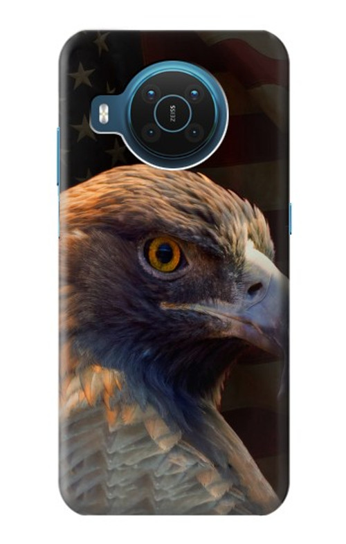 S3376 Eagle American Flag Case Cover Custodia per Nokia X20