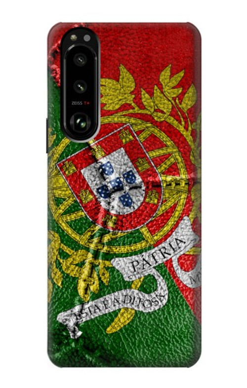 S3300 Portugal Flag Vintage Football Graphic Case Cover Custodia per Sony Xperia 5 III