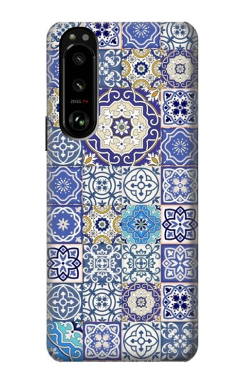 S3537 Moroccan Mosaic Pattern Case Cover Custodia per Sony Xperia 5 III