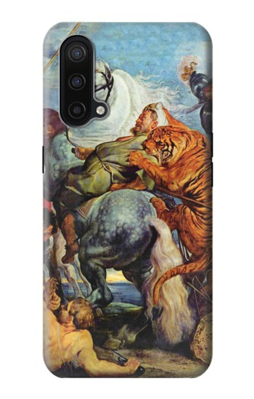 S3331 Peter Paul Rubens Tiger und Lowenjagd Case Cover Custodia per OnePlus Nord CE 5G