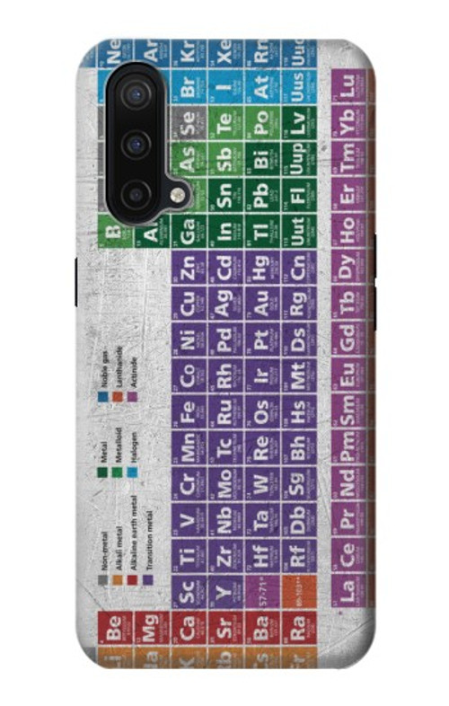 S3383 Periodic Table Case Cover Custodia per OnePlus Nord CE 5G