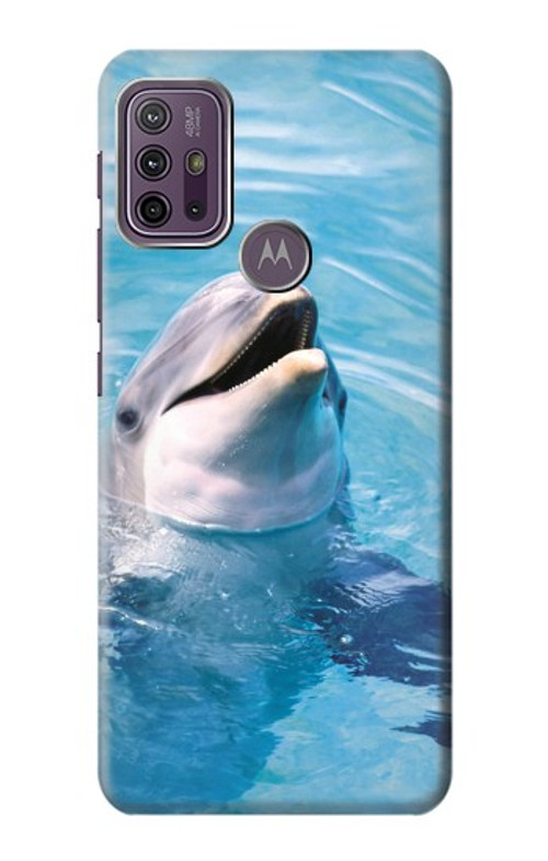 S1291 Dolphin Case Cover Custodia per Motorola Moto G10 Power