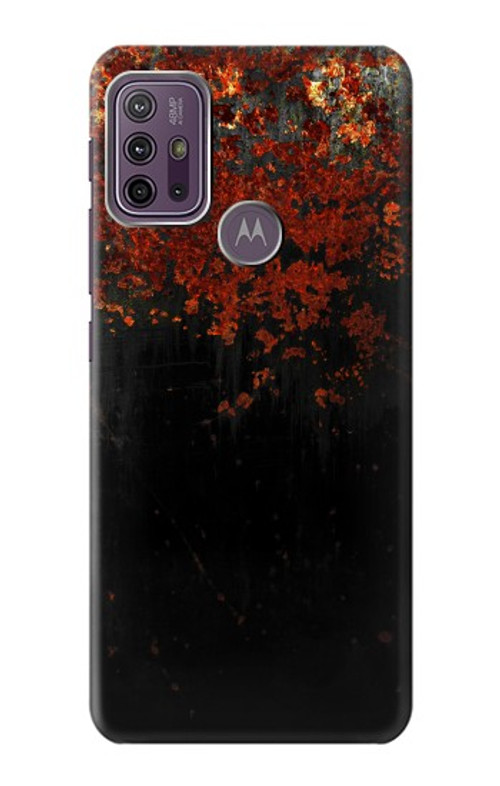 S3071 Rusted Metal Texture Graphic Case Cover Custodia per Motorola Moto G10 Power