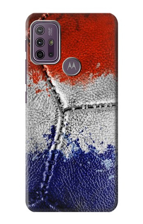 S3304 France Flag Vintage Football Graphic Case Cover Custodia per Motorola Moto G10 Power